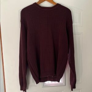 Arrow Men's Dark Red Crewneck Sweater